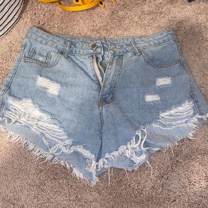 Shein jean shorts